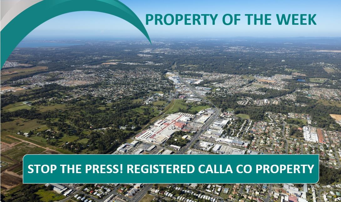 PROPERTY OF THE WEEK: Stop The Press! Registered Calla Co Property
